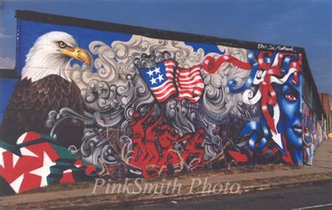 Artist Pink Lady 911 Tribute Street Art Graffiti Art