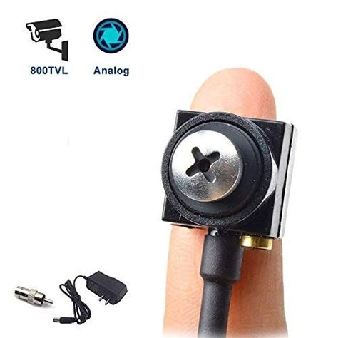 TPEKKA Mini Spy Hidden Camera HD 1000TVL Portable Small CCTV Button