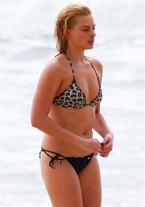 Margot Robbie In A Bikini At A Beach In Byron Bay December 2014