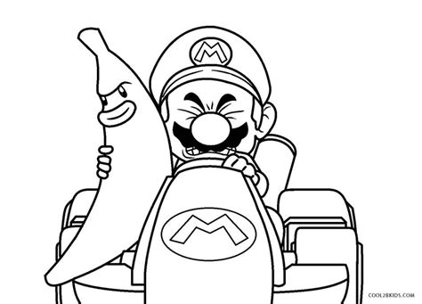 Dibujos De Mario Kart Para Colorear Páginas Para Imprimir Gratis