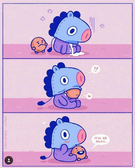 Bt21 Mang Without His Mask Imagesee