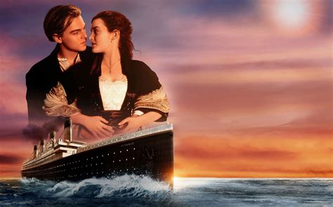 Titanic Wallpaper Couple In Love Leonardo Dicaprio Kate Winslet