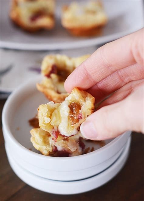 Puff Pastry Baked Brie Bites