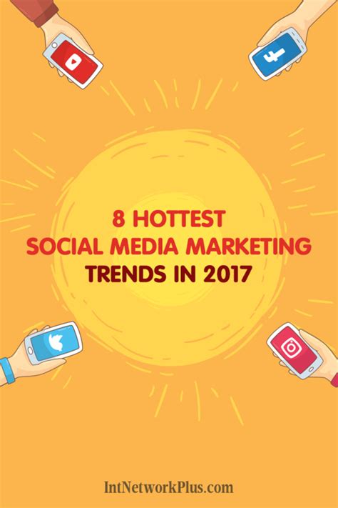 8 Hottest Social Media Marketing Trends Infographic