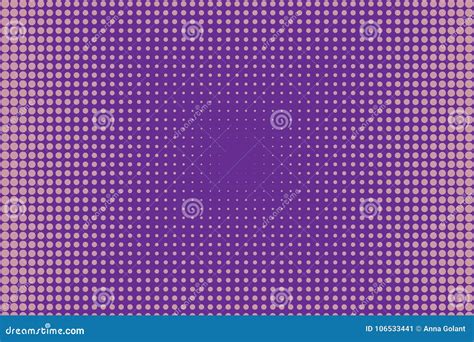Abstract Futuristic Halftone Pattern Comic Background Dotted Backdrop With Circles Dots
