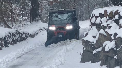 How To Install Snow Plow On A Can Am Defender Xt P Canam Defender