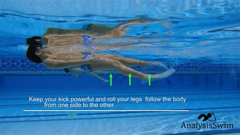 Backstroke Kick With Shoulder Rotation