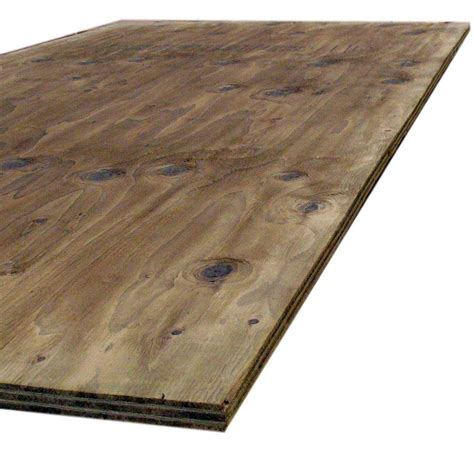 1532 In X 4 Ft X 8 Ft Bc Sanded Pine Plywood 166030 The Home Depot