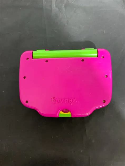 Barney The Purple Dinosaur Interactive Learning Laptop 4 Cartridges