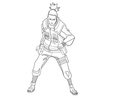 Pequeno Shikamaru Para Colorir Imprimir E Desenhar Colorir Me