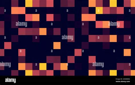 Abstract Shiny Light Pixel Block Moving Background Abstract Pixel