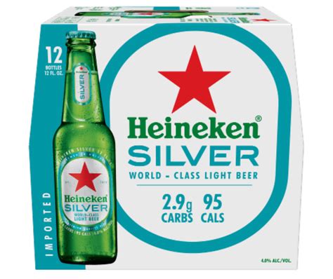 Heineken Silver Imported Beer 12 Pk 12 Fl Oz Foods Co