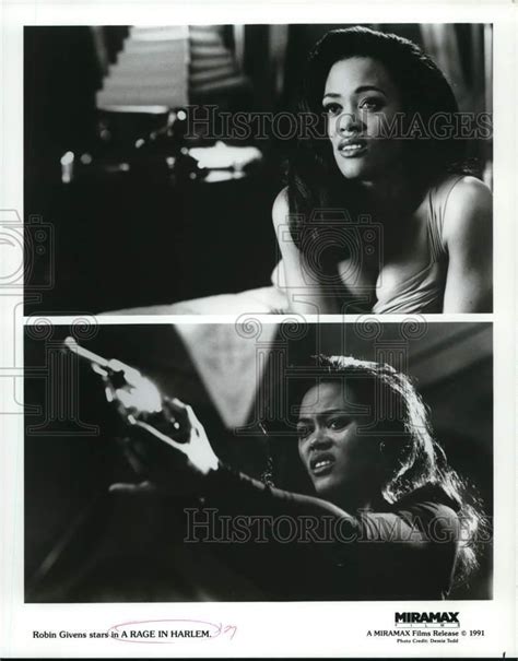 1991 Press Photo Robin Givens Stars In The Film A Rage In Harlem