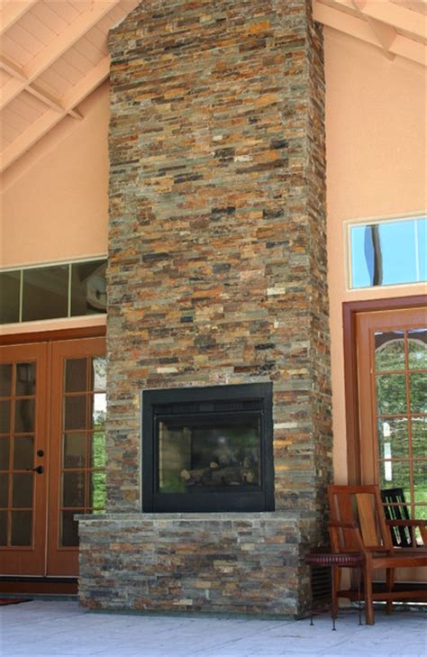 Outdoor Fireplace Stone Veneer Fireplace Guide By Linda