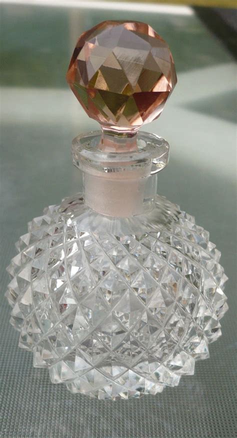 Czech Cut Crystal Perfume Bottle From Looluus On Ruby Lane