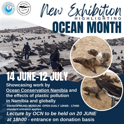 Exhibition By The Ocean Conservation Namibia Ocn World Ocean Day