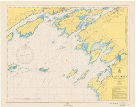 Lake Ontario East End Kingston To Sandhurst Map 1949 Hullspeed