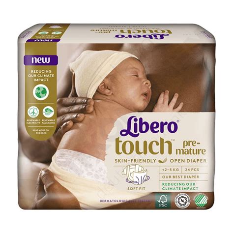 Scutece Libero Touch Premature Open Diapers 24 Buc Liberokids