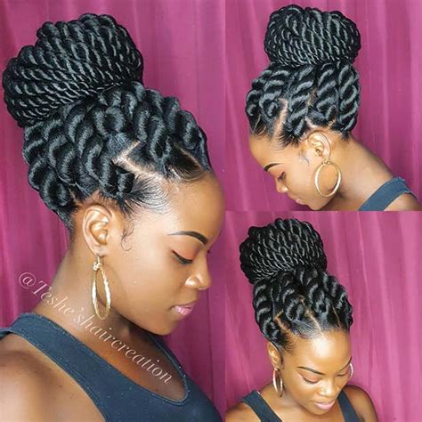 Get all the latest hairstyles with braids, braided hairstyle trends, and new braid ideas! 23 Eye-Catching Twist Braids Hairstyles for Black Hair