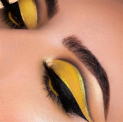 Yellow Eye Makeup Yellowmakeup Yelloweyemakeup Yellow Eye Makeup