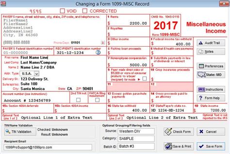 1099 Misc Fillable Form 1099 Misc Software Doctors Note Template