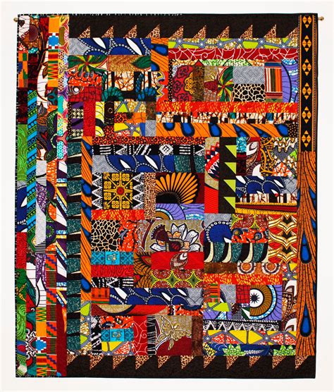 Selvage Blog African Wax Print Quilt