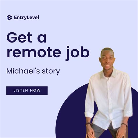 getting a remote job let`s hear michael`s story