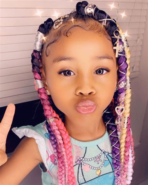 Toddler Cute Black Kids Braids Hairstyles Pictures Goimages 411
