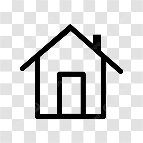 Home Symbol Clipart Png Images Outline Home Icon And Symbol Isolated
