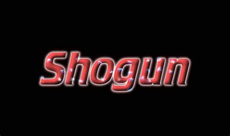 Shogun Лого Бесплатный инструмент для дизайна имени от Flaming Text