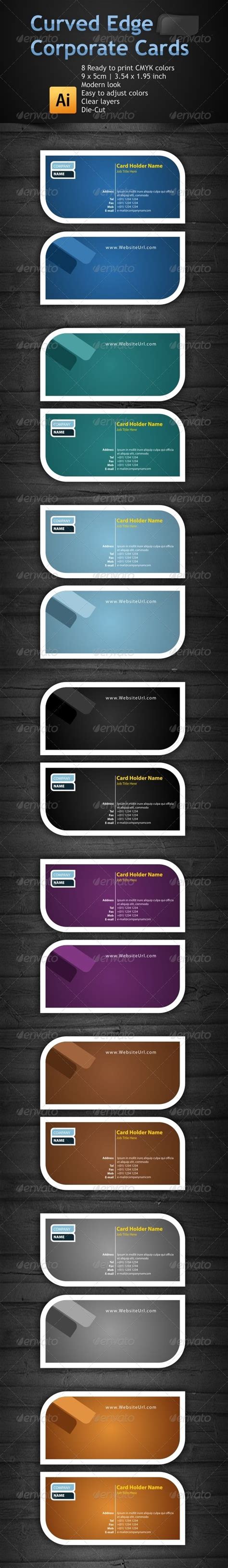 That sort of wow you will feel is exactly the sort of reaction your potential clients will. 8 Colored Curved Edge Business Cards — PSD Template #purple #blue green… (With images) | Brown ...