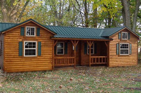 Live Comfortably In An Amish Log Cabin Kit For Under 17k