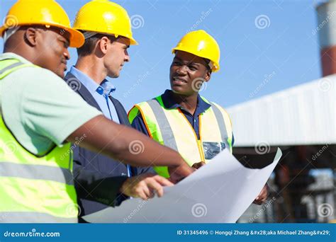 Professional Construction Workers Stock Photo Image Of Employment
