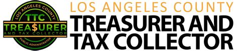 Treasurer And Tax Collector Los Angeles County