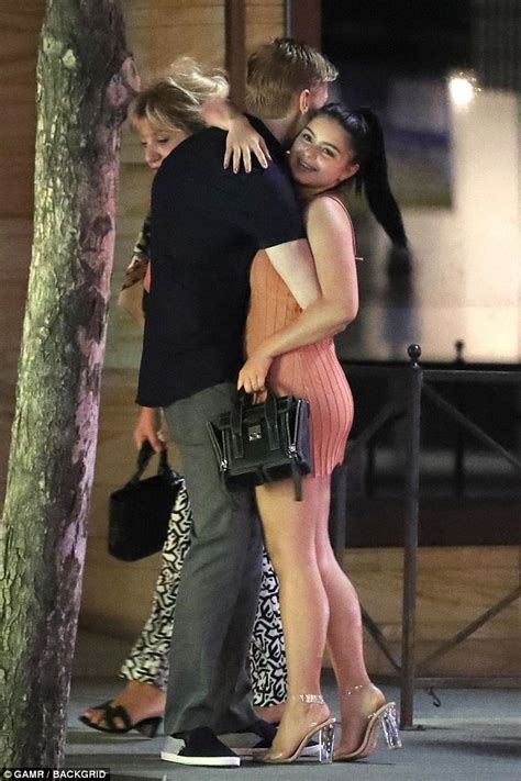 Ariel Winter Is Swept Off Her Feet By Beau Levi Meaden As They Put On A
