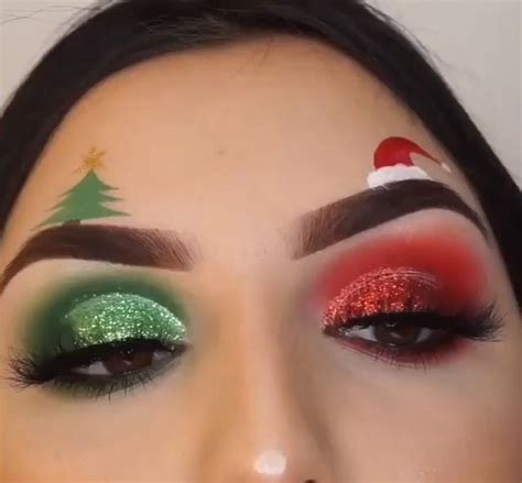 55 Amazing Christmas Makeup Ideas Page 12 Of 80 Cocohotschristmas Makeup Макияж глаз