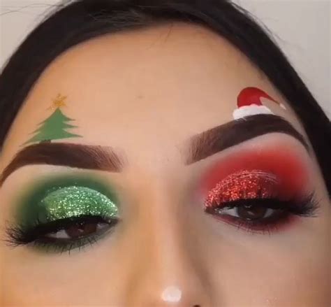 55 Amazing Christmas Makeup Ideas Page 12 Of 80 Cocohots Christmas Makeup Макияж глаз