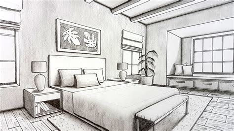 Bedroom Interior Design Sketches Joeycourtneydc