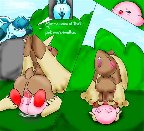 Rule 34 Crossover Glaceon Kirby Kirby Series Lopunny Pokemon 883488