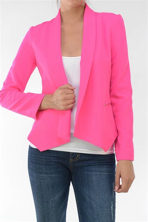 Mustard Seed Hot Pink Blazer From New Mexico By Crown Boutique — Shoptiques