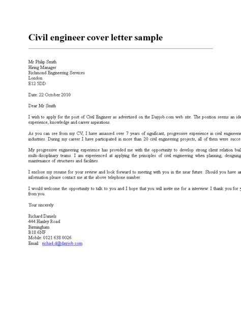Check spelling or type a new query. Cover Letter For Job Application For Civil Engineer - 90 ...