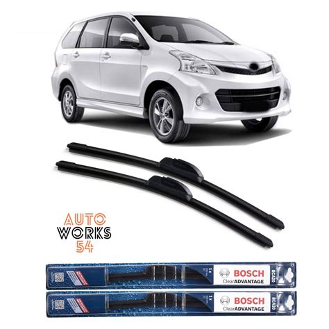 Wiper Mobil Frameless Sepasang Pcs Bosch Clear Advantage Toyota