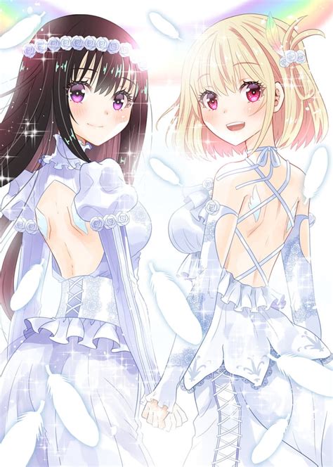 Takina And Chisato In Their Wedding Dress By Uonuma Yu Gag