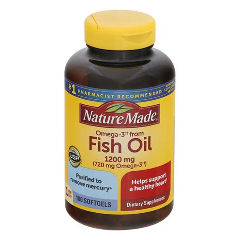 Save On Nature Made Fish Oil 1200 Mg Dietary Supplement Softgels Order