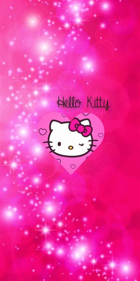Hello Kitty Pink Glitter Wallpaper Hello Kitty Wallpaper Hello Kitty