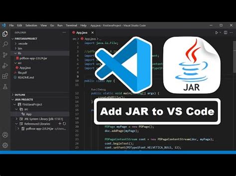 Add Jar Files To Java Projects Using Visual Studio Code Two