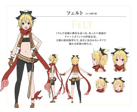 Anime Reference Sheets Character Settei
