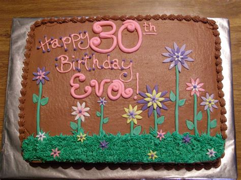 Maybe you would like to learn more about one of these? Happy 30th Birthday - This 1/2 sheet cake is a butter cake ...