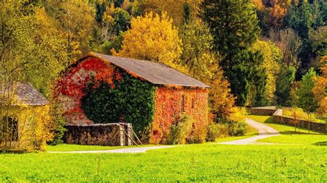 Autumn Cottage Wallpapers Top Free Autumn Cottage Backgrounds