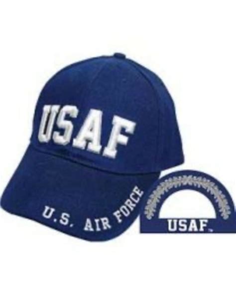 United States Air Force Navy Blue Ball Cap Hat 0102 Ebay